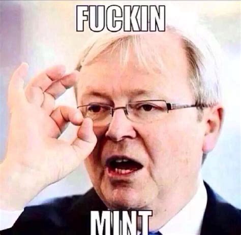 kevin rudd fuckin mint|Kevin Rudd caught swearing and joking about being ‘slowly。